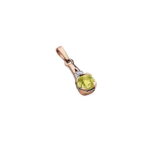 Pandantiv Aur 14K Z0040 Peridot 1.00ct Diamant 0.005ct - Imagine 4