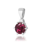 Pandantiv Aur 14K Z0076 Rodolit 0.60ct - Imagine 5