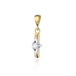 Pandantiv Aur 14K Z0088 Diamant 0.08ct