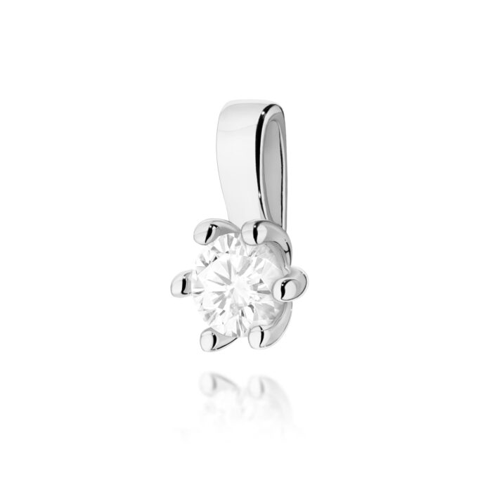 Pandantiv Aur 14K Z0222 Diamant 0.15ct - Imagine 5