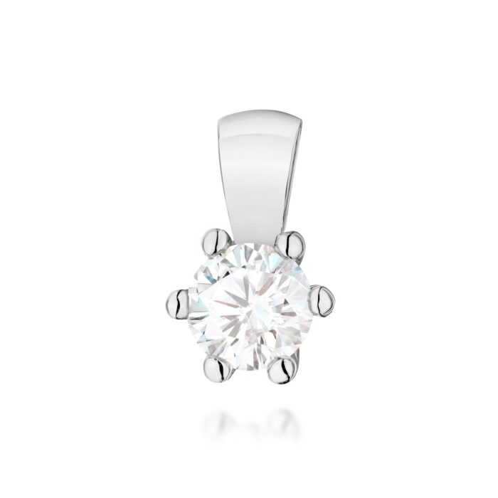 Pandantiv Aur 14K cu Diamante de Laborator 0.30 ct - Imagine 4