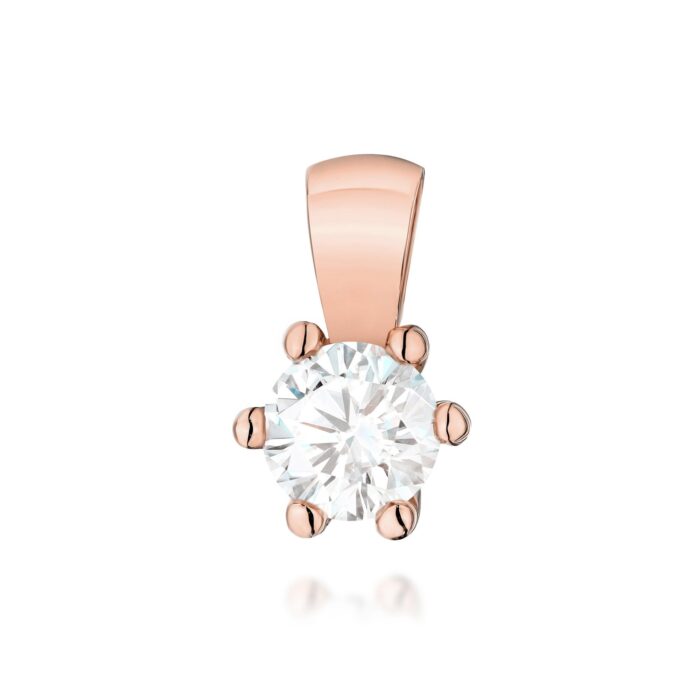 Pandantiv Aur 14K cu Diamante de Laborator 0.30 ct - Imagine 5