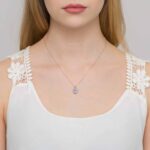 Pandantiv Aur 14K cu Tanzanit 0.40 ct si Diamante Naturale 0.19 ct - Imagine 6