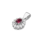 Pandantiv Aur 14K Z0354 Rodolit 0.50ct - Imagine 6