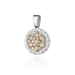 Pandantiv Aur 14K cu Diamante Maro 0.35 ct - Imagine 5