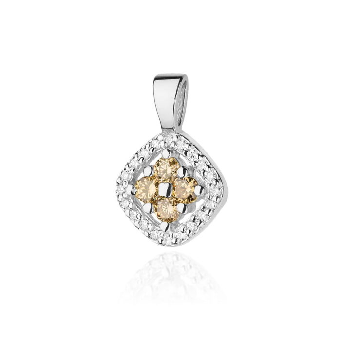 Pandantiv  Aur 14K cu Diamante Maro 0.20 ct - Imagine 5