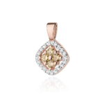 Pandantiv  Aur 14K cu Diamante Maro 0.20 ct - Imagine 3
