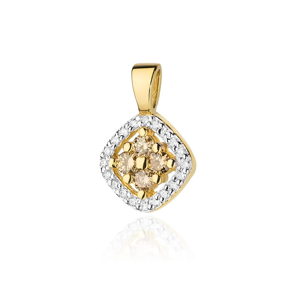 Z0441.Z3.XXX_.01_1.jpg Pandantiv Aur 14K cu Diamante Maro 0.20 ct - Imagine 1