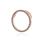 Pandantiv Aur 14K cu Diamante Negre 0.20 ct - Imagine 3