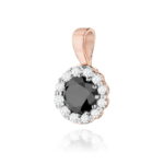 Pandantiv  Aur 14K cu Diamant Negru 0.50 ct - Imagine 4