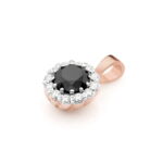 Pandantiv  Aur 14K cu Diamant Negru 0.50 ct - Imagine 5