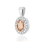 Pandantiv Aur 14K Z0574 Morganit 0.40ct - Imagine 7