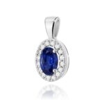 Pandantiv Aur 14K Z0574 Safir 0.70ct - Imagine 7