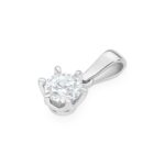 Pandantiv Aur 14K Z0575 Diamant 0.40ct - Imagine 8