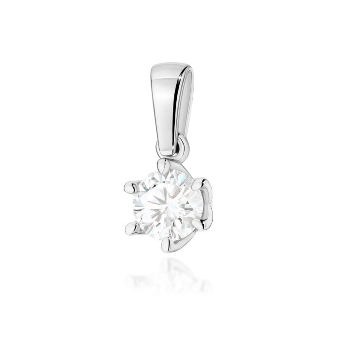 Pandantiv Aur 14K Z0575 Diamant Cultivat 0.50ct - Imagine 7