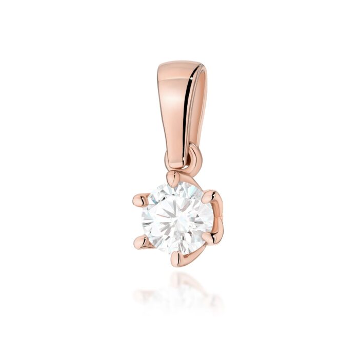 Pandantiv Aur 14K Z0575 Diamant 0.40ct - Imagine 4