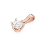 Pandantiv Aur 14K Z0575 Diamant Cultivat 0.40ct - Imagine 5