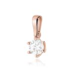 Pandantiv Aur 14K Z0575 Diamant Crescut în Laborator 0.70ct - Imagine 4