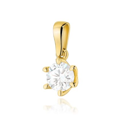 Pandantiv Aur 14K Z0575 Diamant Lab Grown 1.00ct