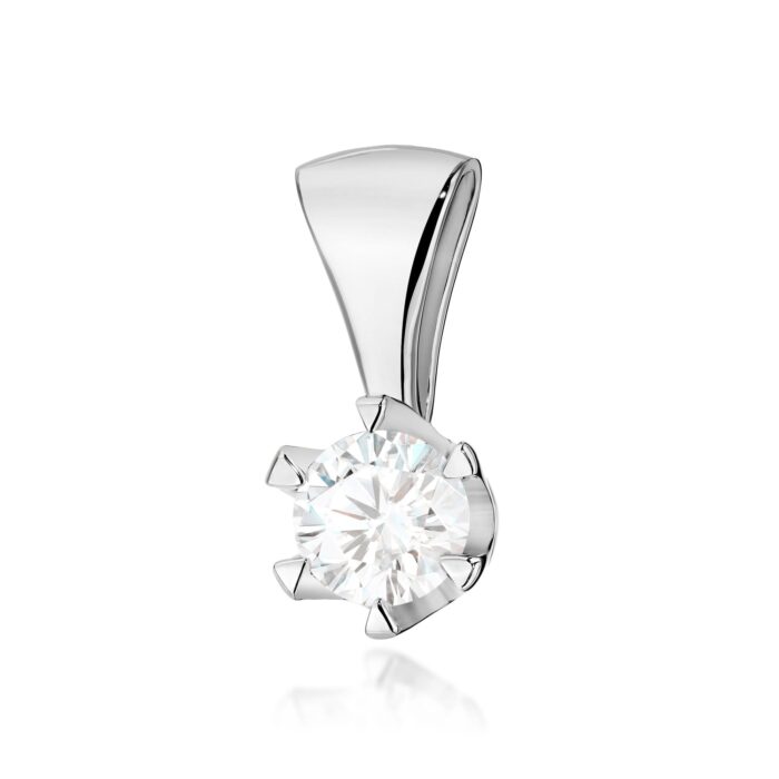 Pandantiv Aur 14K cu Diamant 0.70 ct - Imagine 3