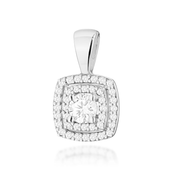 Pandantiv Aur 14K cu Diamante 0.50 ct - Imagine 3