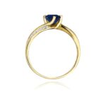 Inel Aur 14k cu Safir 0.50 ct - Imagine 3