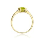 Inel Aur 14K cu Peridot 1.00 ct - Imagine 2