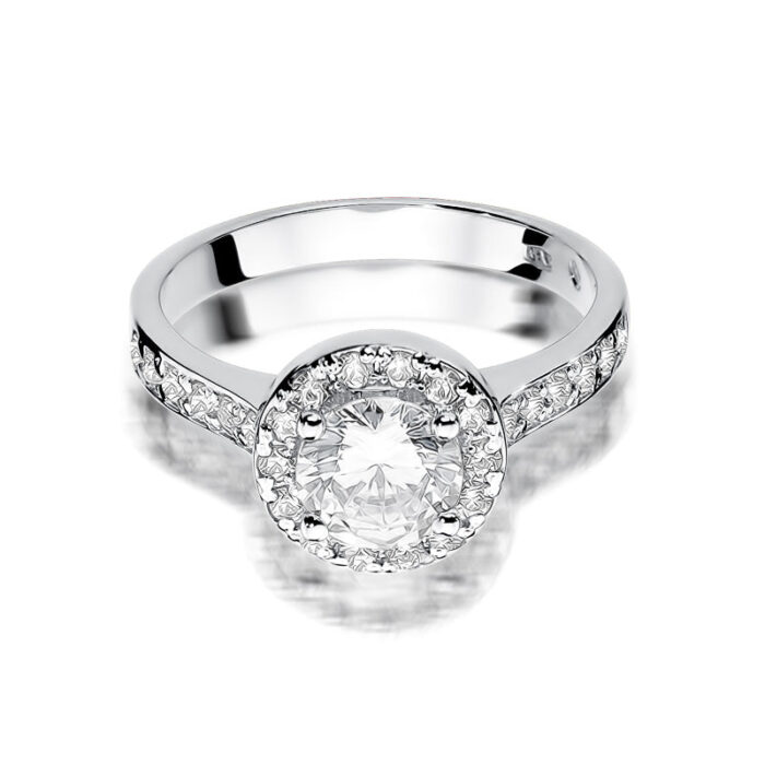 Inel Aur 14k cu Diamant 1.37 ct - Imagine 5