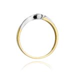 Inel Aur 14k cu Diamant 0.04 ct - Imagine 3