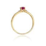 Inel Aur 14k cu Rubin 0.60 ct - Imagine 3