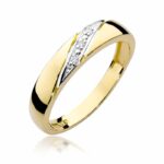 Inel Aur 14K cu Diamant 0.02 ct