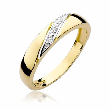 Inel Aur 14K cu Diamant 0.02 ct
