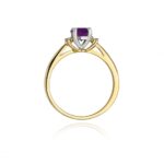 Inel Aur 14K cu Ametist 0.50 ct - Imagine 3