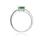 Inel Aur 14K cu Smarald 0.40 ct - Imagine 7