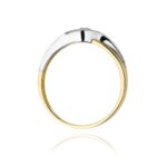 Inel Aur 14K cu Diamant 0.10 ct - Imagine 3