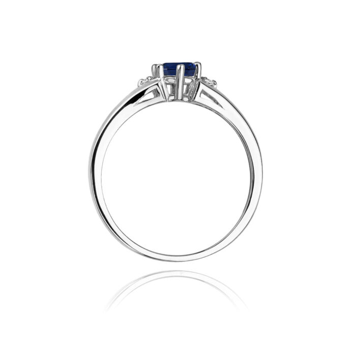 Inel Aur 14k cu Safir 0.50 ct - Imagine 7