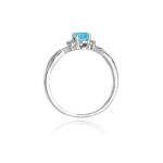 Inel Aur 14K cu Topaz 0.50 ct - Imagine 6