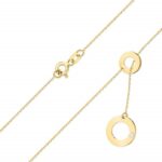 Colier Inele Aur 14k cu Diamante 0.0145 ct - Imagine 2