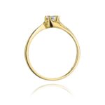 Inel Aur 14K cu Diamant 0.10 ct - Imagine 3