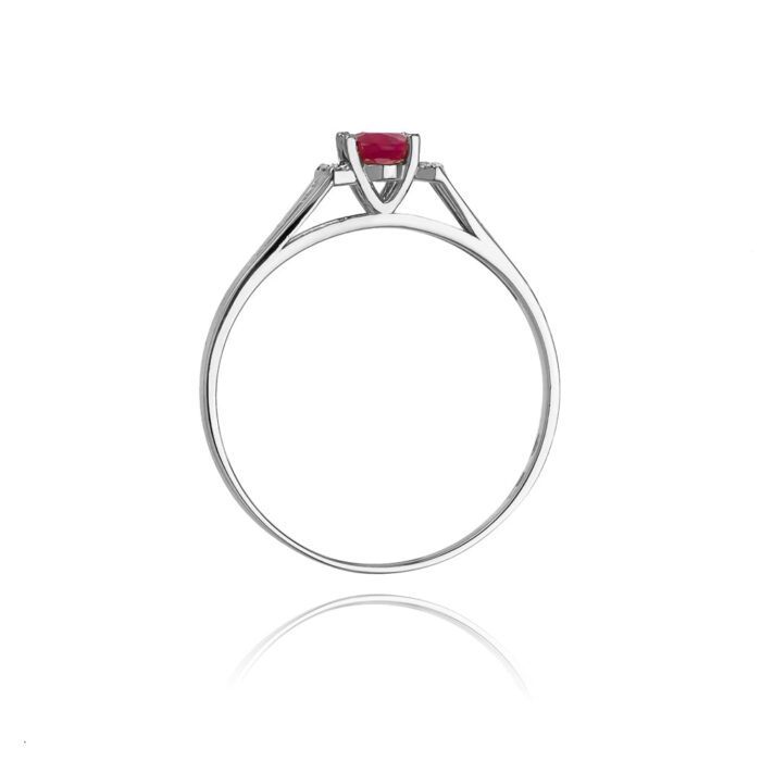 Inel Aur 14K cu Rubin 0.60 ct - Imagine 7