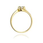 Inel Aur 14k cu Diamant 0.30 ct - Imagine 3