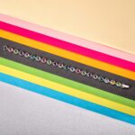 Brățară din argint cu pietre multicolore B362