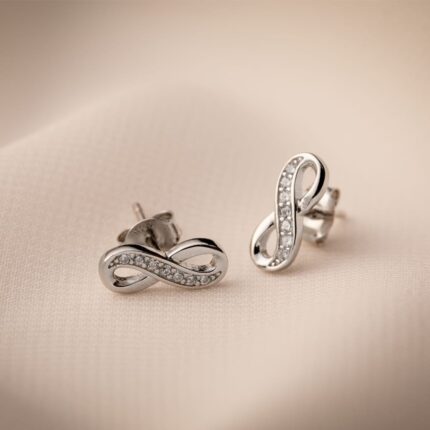 Cercei din argint infinit C597