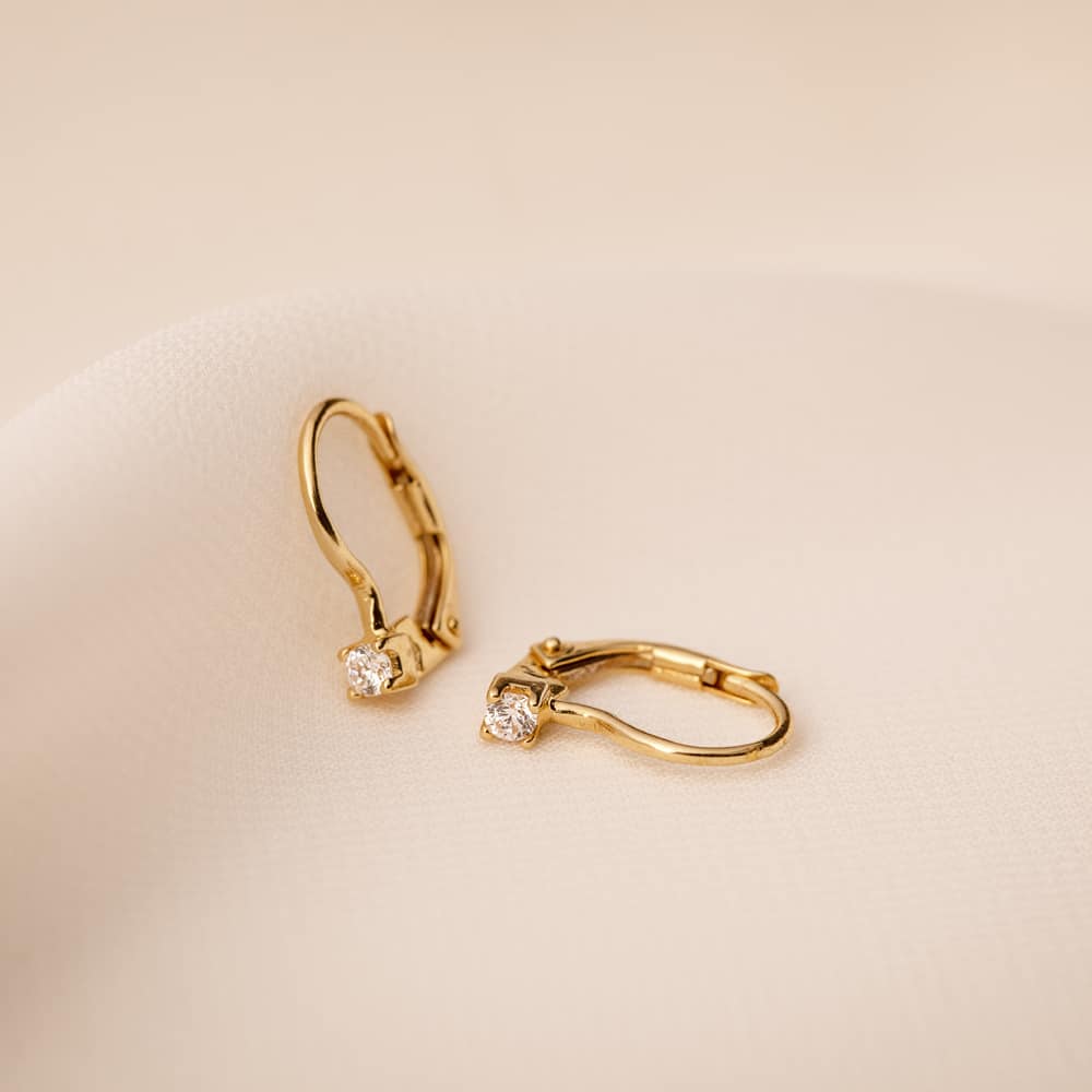 elegance-shop-bijuterie-iasi-cercei-aur-cristal-zirconia-transparent.jpg Cercei din aur cu cristal transparent C582 - Imagine 1
