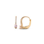 Cercei din aur galben de 14k C0423 - Imagine 3