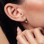 Cercei din aur galben de 14k C0423 - Imagine 2