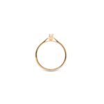 Inel solitaire din aur galben cu diamant 0.10ct  I0219 - Imagine 3