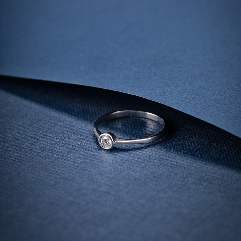 elegance-shop-inel-solitaire-aur-diamante.jpg Inel solitaire din aur alb cu diamant 0.14ct I0215 - Imagine 1