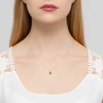 Pandantiv Aur 14K cu Peridot 0.50 ct - Imagine 6