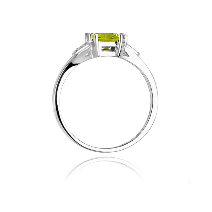 Inel Aur 14K cu Peridot 1.00 ct - Imagine 6